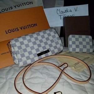 Favorite pm damier azur